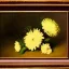 Placeholder: Green valley flowers, painted, classical, Rembrandt