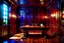 Placeholder: Picture of a study with mahogany panelled walls, a large desk and a heavy wooden door, photorealistic, dark fantasy, 4k