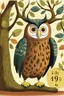 Placeholder: A wise old owl, perched in a tree, Shared tales of numbers, A, B, and C.