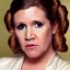 Placeholder: [[extrem stunning photorealistic Carrie Fisher as Princess Leia]] :: [[photorealistic brown eyes, short hair, head and shoulders portrait, 8k resolution photorealistic portrait by Annie Leibovitz, dynamic lighting, hyperdetailed, intricately detailed, triadic colors]]