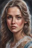 Placeholder: Portrait of a most beautiful young Russian girl, very beautiful detail hyperrealistic maximálist concept portrait art