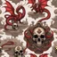 Placeholder: Dragons, Fire and Smog, Skull, Gothic, Steampunk, Universum,