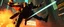 Placeholder: sleath thug cyberpunk action scene, acrobatic dodge, cape harlekin