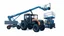 Placeholder: a generic Boom-lift, tractor and scissor-lift on a white background. Smooth vector