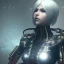 Placeholder: nier automata, Alexander Mandradjiev cyberpunk, trending on artstation, featured on pixiv, hyper detail, cinematic composition, 8 k, detailed face