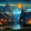 Placeholder: Epic massive Drawing of Mordor scenery of The LOTR estilo Van Gogh 4k