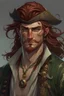 Placeholder: pirate nereid male with deep auburn and kelphair