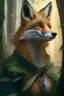 Placeholder: detailed portrait of a fox in a forest illustrator, by justin gerard and greg rutkowski, digital art, realistic painting, dnd, character design, trending on artstation