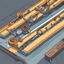 Placeholder: conveyor belt cartoon top down
