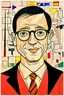 Placeholder: Wearing glasses that make everything look bleak; A mashup of the styles of Paul Klee and Philip Guston