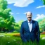 Placeholder: pixar style, volumetric summer garden environment and background, realistic painting of a Jim Cramer, looking excited, detailed digital painting, extreme dense and fine fur, anime, ornate, colour-washed colors, elegant, small minutiae, tiny features, particulars, centered, smooth, sharp focus, renderman gofur render, 8k, uhd, detailed eyes, realistic shaded volumetric lighting, sunlight caustics, backlight, centered camera view