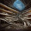 Placeholder: abandoned shopping mall, flooded, escalator, crumbling, ovetaken by nature, 8k resolution, 3D octane render, intricate, sharp, crisp, digital art, detailed matte, volumetric lighting George Grie, Anne Dittman, Anne Stokes, Lisa Parker, Selina French, greg rutowski