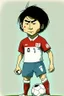 Placeholder: Wataru Endo Japanese football player ,cartoon 2d