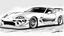 Placeholder: toyota supra drawing without color