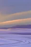 Placeholder: snow, sky with starts, simple paint landscape background