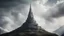 Placeholder: Photoreal magnificent impossibly lofty mountain spire crowned with a colossal circular structure, rotating languidly around its summit by lee jeffries, otherworldly creature, in the style of fantasy movies, photorealistic, shot on Hasselblad h6d-400c, zeiss prime lens, bokeh like f/0.8, tilt-shift lens 8k, high detail, smooth render, unreal engine 5, cinema 4d, HDR, dust effect, vivid colors