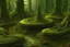 Placeholder: Swamp, moss, trees, Leonora Carrington and Naoto Hattori, Catherine Able 8k, beautiful, super detailed, 4K 3D, clear quality,