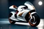 Placeholder: futuristic mechanical motorbike on white background, photorealistic, 3D, Unreal Engine, 4K