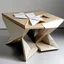 Placeholder: Paper folding inspired table