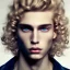 Placeholder:  man with blond curly hair, full body, flesh tone, real photo, soft lighting