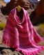 Placeholder: A pink magical realm designed in Navajo yarn