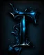 Placeholder: BLEU T Letter IN black background