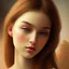 Placeholder: Painting of a beautiful girl in the style of paintings of early humans, paintings in caves, 8k