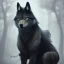 Placeholder: award winning portrait of a male anthropomorphic black wolf long vblack cory loftis, fenghua zhong, ryohei hase, and ruan jia. unreal engine 5, artistic lighting, highly detailed, photorealistic, fantasy