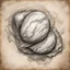 Placeholder: Hyper Realistic marble-sketch on vintage-grungy-paper