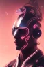 Placeholder: cyberpunk, head, men, portrai, tron