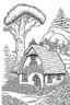 Placeholder: Cottage coloring page