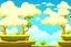 Placeholder: parallax clouds and sky background for 2d horizontal platformer