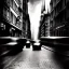 Placeholder: Street photography of cityscape Gotham Metropolis,European Neogothic imperial city, uphill Road, 1900s photograph, 8K resolution, #film, diffuse light,German noir,matte painting,chaos city, traffic,BioShock