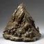 Placeholder: A bronze mountain made out of clay painted by Albrecht Durer