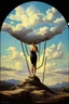 Placeholder: The spectacle is the bad dream of post-modern society in chains and ultimately expresses nothing more than its wish for sleep; Post-Modern lowbrow surrealism