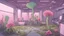 Placeholder: futuristic interior space with carnivorous plants and flowers, 21st Century, painted by Squidward Tentacles, Interior design --ar 16:9 --weird 1000 --chaos 25 --iw 1 --q 2