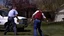 Placeholder: jeff and mike duel it out in front of his removal service company