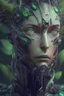 Placeholder: portrait of an ultra detailed Mechanical Cyberpunk weed Android, looking into the camera, intricate, elegant, super highly detailed, smooth, sharp focus, no blur, no dof, extreme illustration, Unreal,