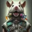 Placeholder:  highly detailed and realistic rat gang member wearing a vest and a bandana riding a chopper, high detail, realism, vibrant colours, graffiti accents, complementary colours, splash art, perfect composition, beautiful detailed intricate insanely detailed octane render trending on artstation, 8 k artistic photography, photorealistic concept art, soft natural volumetric cinematic perfect light, chiaroscuro, award - winning photograph, masterpiece, oil on canvas, raphael, caravaggio, greg rutkowski,