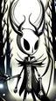 Placeholder: Make a Hollow Knight oc. He is EXTREMELY tall his build is slender. His clothing is a long cloak and he has a dagger as a weapon. His horns are long as all heck.