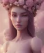 Placeholder: ethereal, flower crown, pastel makeup, beautiful, elegant, sparkle, shy, unreal engine, cinematic lighting, octane render,