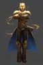 Placeholder: Golden Warforged, Steampunk, Sorcerer Supreme, Dark Cloak, Mechanus, Humanoid.