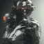 Placeholder: cyborg man portrait