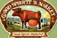 Placeholder: Sticker for a farmer's market done in a national parks sticker style, Text "Good Spirit Market"