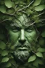 Placeholder: green man face with branches