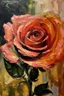 Placeholder: Abstract painting of a rose by Monet