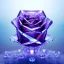 Placeholder: transparent crystal rose highly detailed, glowing,Insanely detailed photograph of an elaborate beautiful fantasy art album cover art 4K 64 megapixels 8K resolution HDR Greek shiny space colours jewelry celestial hair eyes light