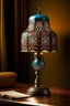 Placeholder: table lamp inspired by kebaya nyonya, modern design,