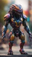 Placeholder: pride colored predator,bokeh like f/0.8, tilt-shift lens 8k, high detail, smooth render, down-light, unreal engine, prize winning