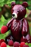 Placeholder: bear made of raspberries